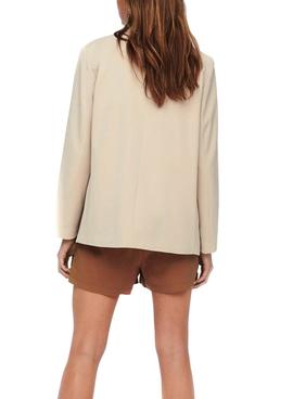 Blazer Only Ivy Oversized Beige Para Mujer 