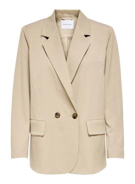 Blazer Only Ivy Oversized Beige Para Mujer 