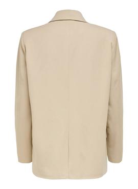 Blazer Only Ivy Oversized Beige Para Mujer 