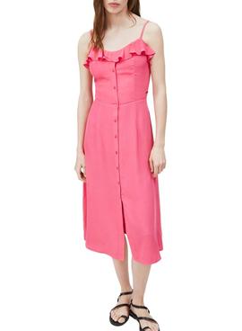 Vestido Pepe Jeans Samy Rosa Para Mujer