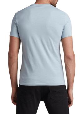 Camiseta G-Star Raw Compact Azul Para Hombre
