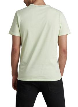 Camiseta G-Star Originals Verde Para Hombre