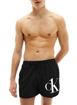 Bañador Calvin Klein Short Drawstring Negro Hombre