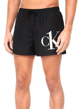 Bañador Calvin Klein Short Drawstring Negro Hombre