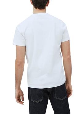 Camiseta Pepe Jeans Mac Blanco Para Hombre 