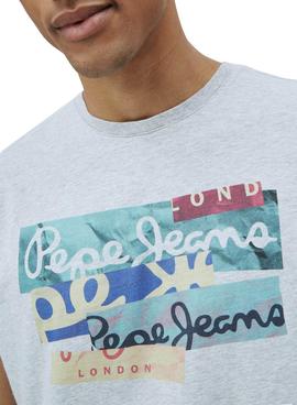 Camiseta Pepe Jeans Mig Gris Para Hombre