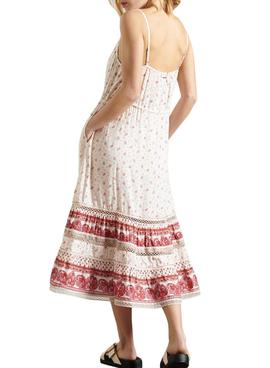 Vestido Superdry Ameera Blanco Para Mujer