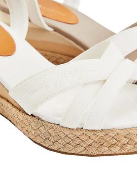 Sandalias Tommy Hilfiger Gradient Blanco Mujer