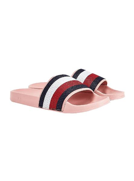 Chanclas Tommy Shimmery Para Mujer