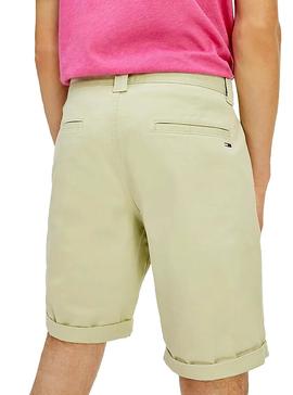 Bermuda Tommy Jeans Scanton Chino Beige Hombre