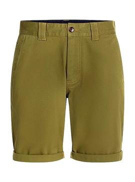 Bermuda Tommy Jeans Scanton Chino Verde Hombre