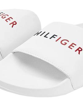 Chanclas Tommy Hilfiger Raised Pool Blanco Hombre