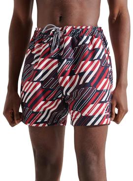 Bañador Superdry Series Azul Marino Para Hombre