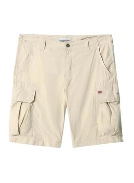 Bermuda Napapijri Noto Beige Para Hombre