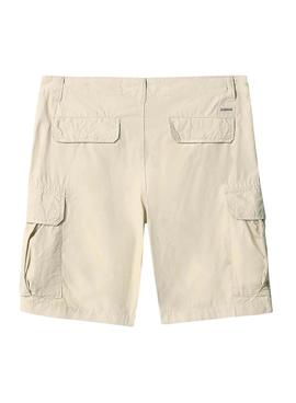 Bermuda Napapijri Noto Beige Para Hombre