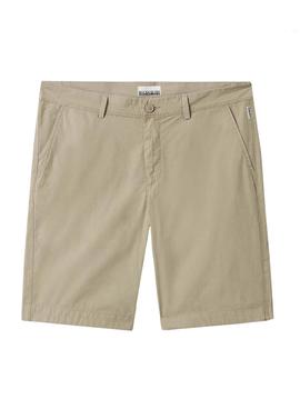 Bermuda Napapijri Nakuru Beige Para Hombre