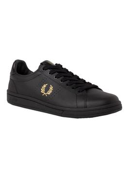 Zapatillas Fred Perry Leather Negro Hombre Mujer