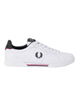 Zapatillas Fred Perry Leather Blanco Para Hombre 