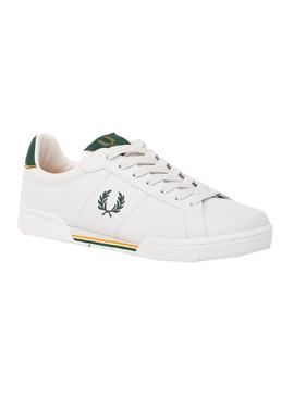 Zapatillas Fred Perry B722 Leather Blanco Hombre 