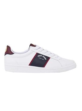 fred perry b721 leather white
