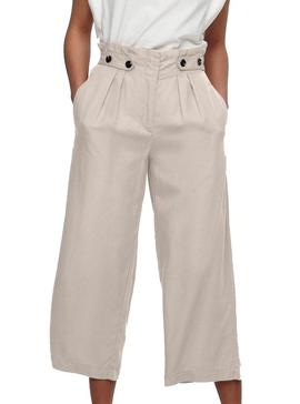 Pantalón Only Theia Magne Life Beige Beige Mujer