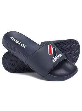 Chanclas Superdry Core Pool Slide Marino Hombre