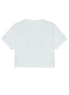 Camiseta Pepe Jeans Marsha Blanco Para Mujer