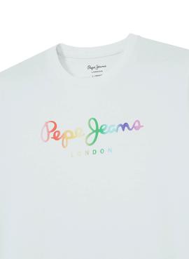 Camiseta Pepe Jeans Rivera Blanco Para Hombre