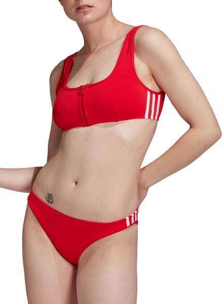 Descolorar alineación audiencia Top De Bikini Adidas Adicolor Classics Rojo Mujer