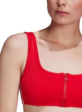 Top De Bikini Adidas Adicolor Classics Rojo Mujer