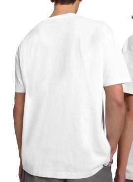 Camiseta Napapijri Alhoa Blanco Hombre Mujer