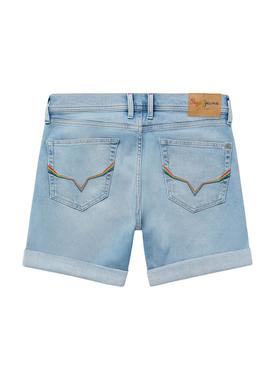 Bermuda Pepe Jeans Cane Short Azul Para Hombre