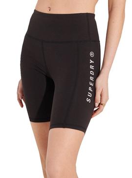 Mallas Ciclistas Superdry Active Cycle Negro Mujer