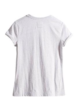 Camiseta Superdry Embroidery Blanco Para Mujer