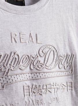 Camiseta Superdry Embroidery Blanco Para Mujer