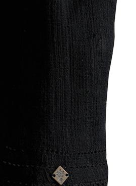 Top Superdry Textured Negro Para Mujer