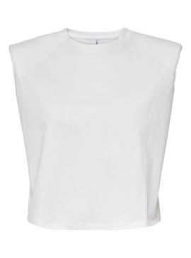 Top Only Jen Life Blanco Para Mujer