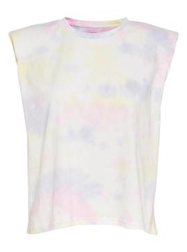 Camiseta Only Amy Padded Blanco Para Mujer