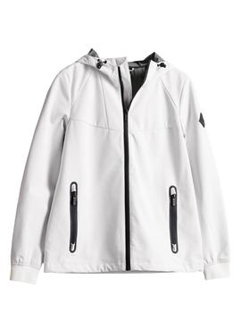 Chaqueta Superdry Echo Beach Blanco Para Mujer