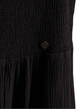 Vestido Superdry Kala Smocked Negro Para Mujer