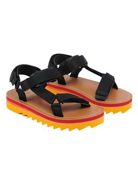 Sandalias Superdry Surf Trek Negro Para Mujer