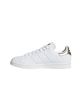 Zapatillas Adidas Stan Smith Blanco Dorado Mujer