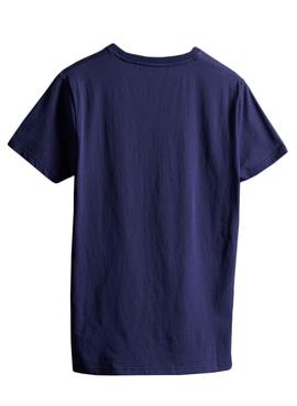 Camiseta Superdry Unit Tee Azul Marino Para Hombre