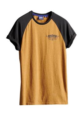 Camiseta Superdry Speedway Amarillo Para Hombre