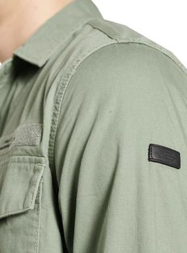 Chaqueta Superdry Militar Verde Para Hombre