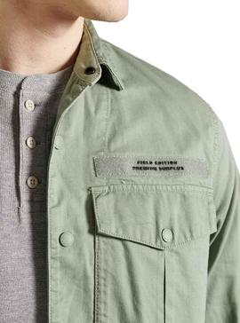 Chaqueta Superdry Militar Verde Para Hombre