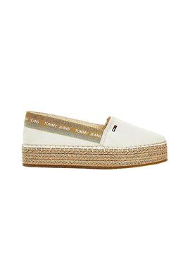 Alpargatas Tommy Jeans Espadrille Blanco Mujer