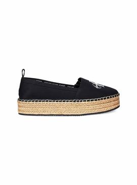 Alpargatas Calvin Klein Espadrille Negro Mujer