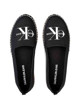 Alpargatas Calvin Klein Espadrille Negro Mujer