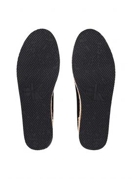 Alpargatas Calvin Klein Espadrille Negro Mujer